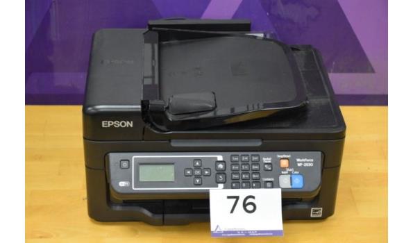 printer EPSON, type WorkForce WF-2630, werking niet gekend, zonder kabels